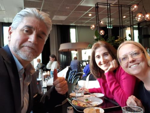 Prof. José Inzunza, Dra. Aghajanova y Dra. Altmäe